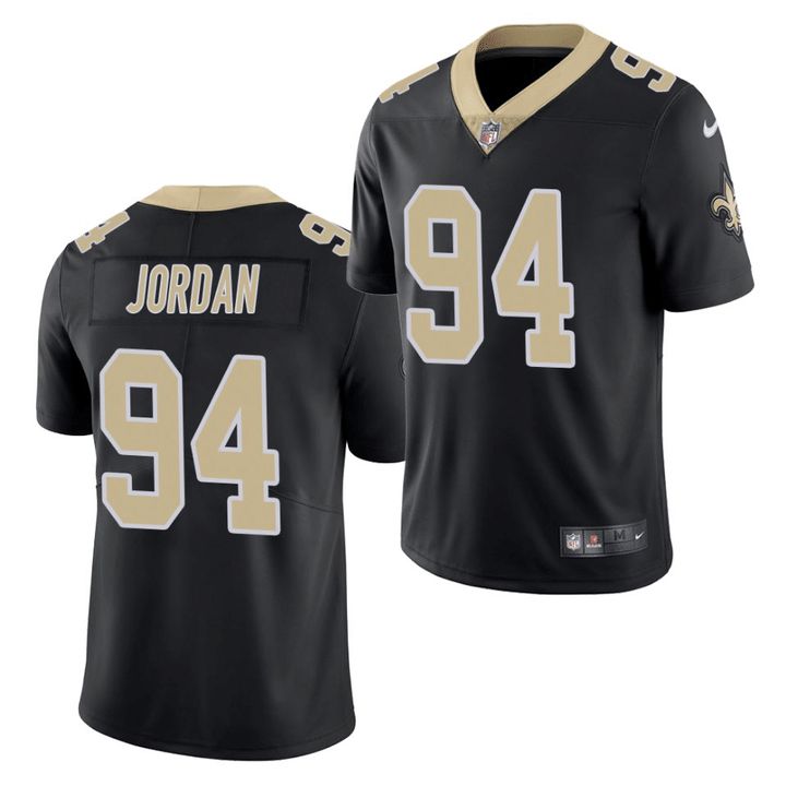 Men New Orleans Saints #94 Cameron Jordan Nike Black Vapor Limited NFL Jersey->new orleans saints->NFL Jersey
